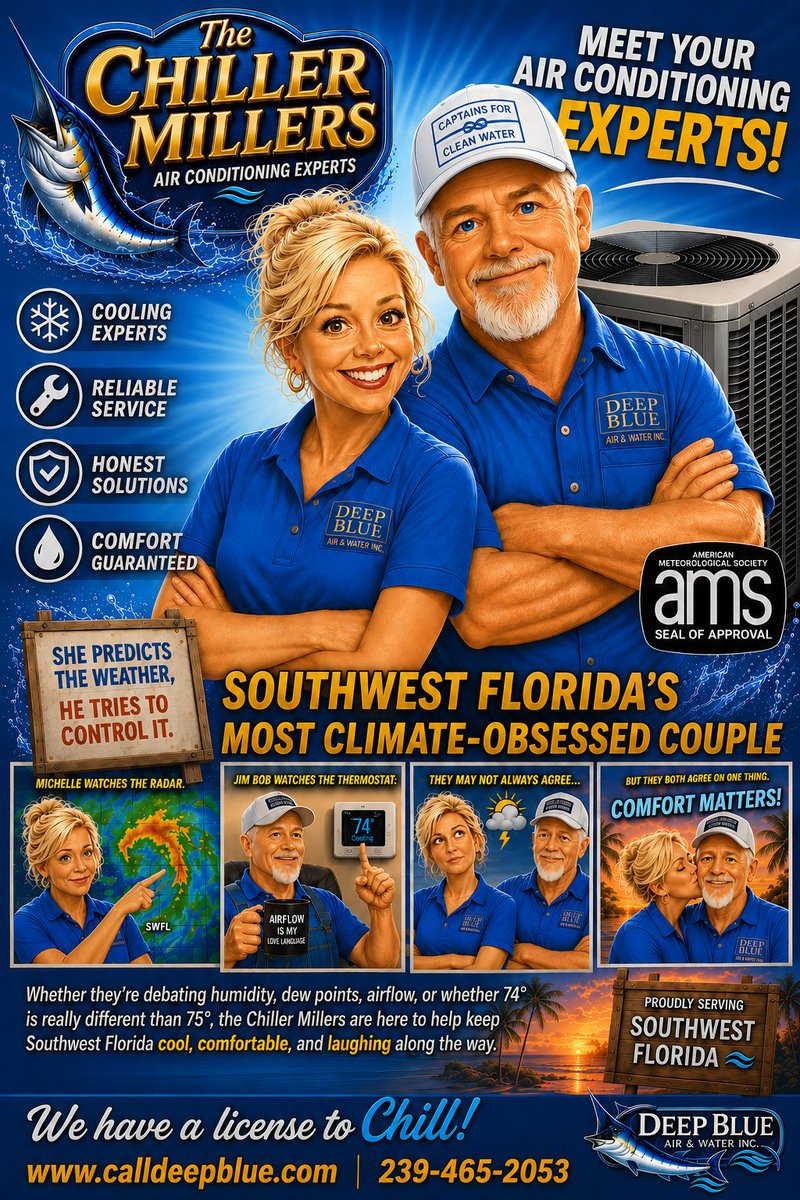 DeepBlueAirInc's tweet photo. If your house smells like a high school locker room... it might not be your teenager.
That musty smell coming from your vents is your A/C  telling you something.
The usual suspects:
Dirty evaporator coil
Clogged condensate drain line
Too much Florida humidity
Mold/mildew hiding https://t.co/Rqu9tB7568