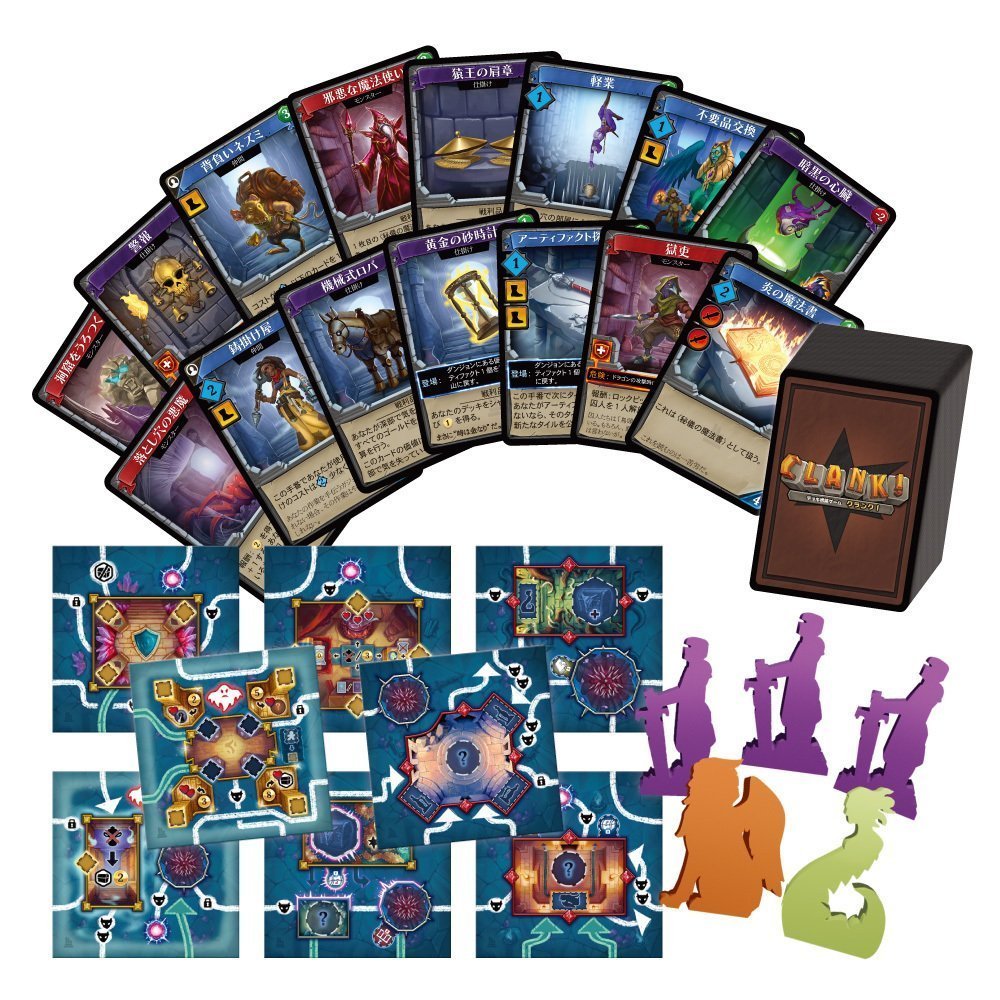KenJboardgame's tweet photo. ●ボードゲーム通販情報⭐️
.
「クランク！ カタコンベ 拡張：魔の巣窟と失われた小部屋 日本語版」
.
【駿河屋で予約、開始】#ボードゲーム
.
価格4,400円
(定価5,500円)
https://t.co/E3TN5lmq4Z
.
アマゾン(在庫復活)
https://t.co/zKpEpW75Af
楽天
https://t.co/EgKZikFPgh
.
8月7日
『クランク！カタコンベ』に拡張が登場。地下墓地を冒険して戦利品を集め、巣窟に潜む3体のモンスターに挑み伝説を築きましょう。タイルやカード、新要素が加わり、より歯ごたえがアップ！