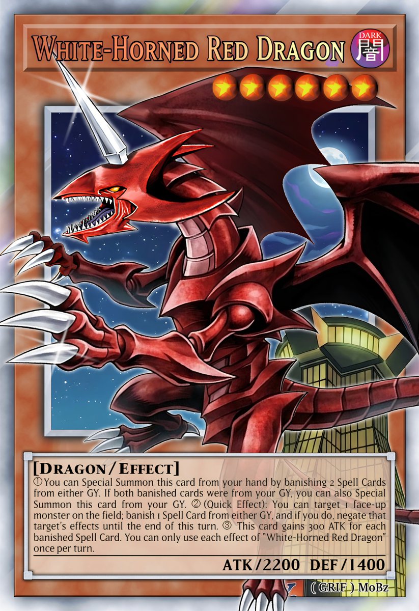 RedMobz's tweet photo. [White-Horned Red Dragon][Overframe] [Full artwork] 
☆Archetype "White-Horned" (1/5)
#yugioh 
#yugiohtcg 
#TCG #OCG #YGO 
 #YuGiOhMasterDuel https://t.co/pq8T9lDlNe