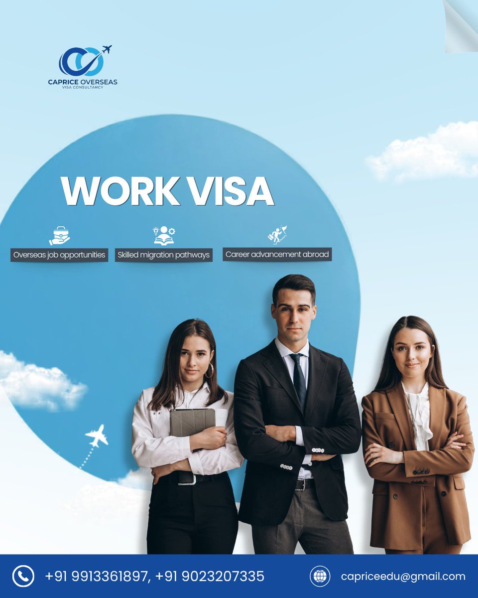 Capriceoverseas's tweet photo. The Right Visa Starts With the Right Guidance.

📞 Contact Caprice Overseas today and start your global journey.

#CapriceOverseas #StudyAbroad #WorkAbroad #VisitorVisa #StudentVisa #WorkVisa #VisaConsultant #OverseasEducation #TravelAbroad #VisaSuccess  #explore #fyp #trending https://t.co/7QEPtetMIO