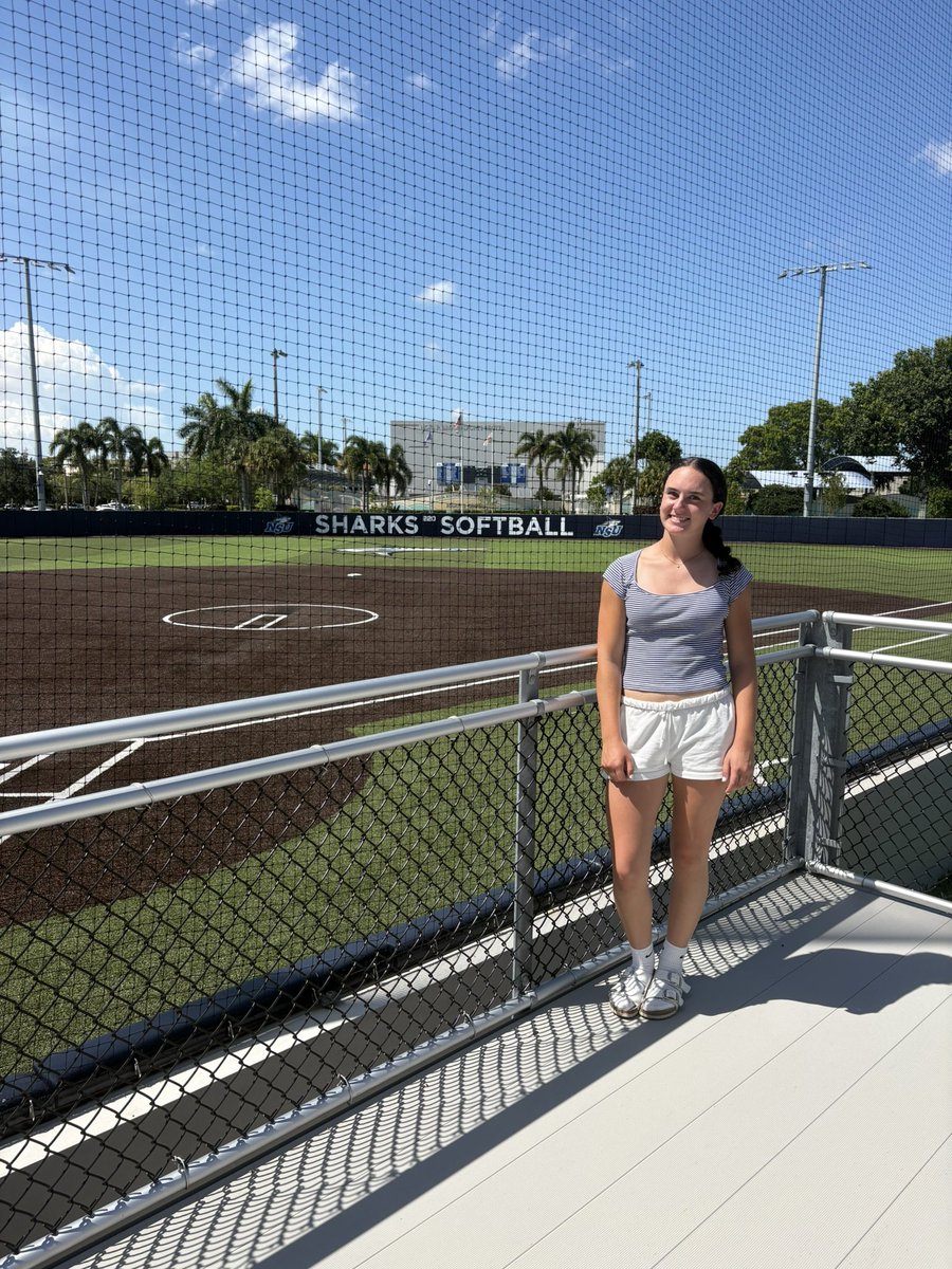 megangardiner28's tweet photo. Had a great tour at Nova Southeastern University today! Loved the campus and the athletic facilities! Go Sharks!! 🦈🥎 @NSU_Softball @NSUFlorida https://t.co/ijxURZOInb
