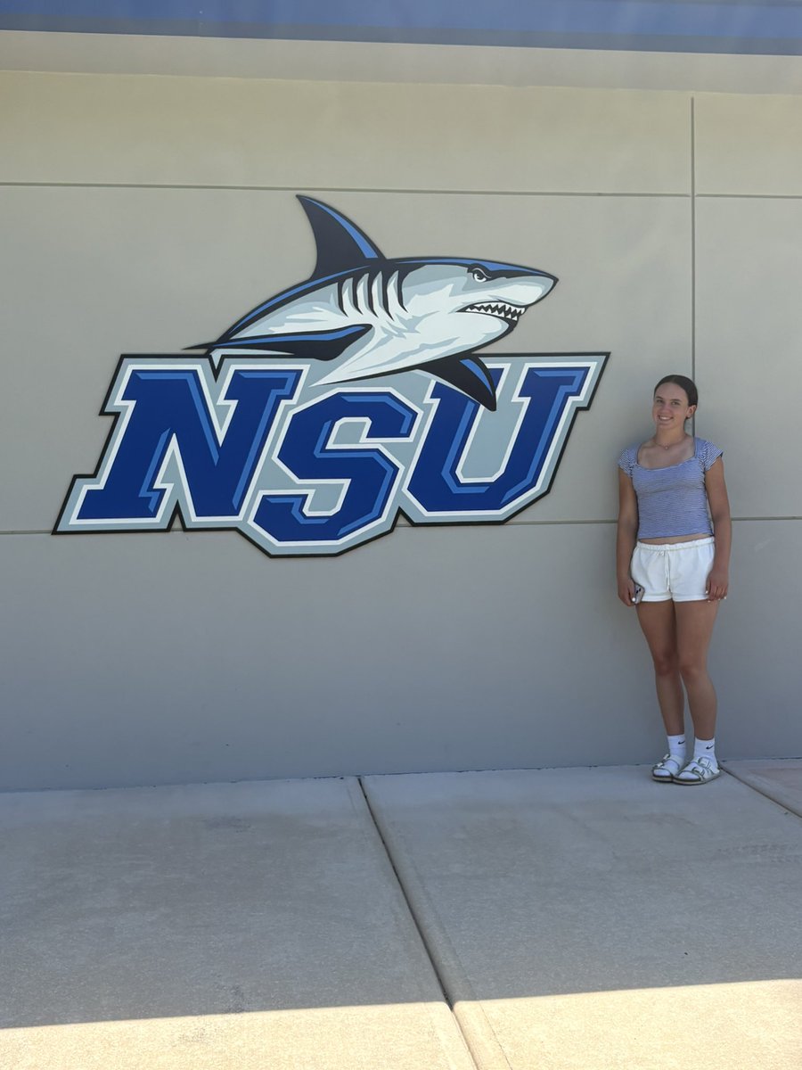 megangardiner28's tweet photo. Had a great tour at Nova Southeastern University today! Loved the campus and the athletic facilities! Go Sharks!! 🦈🥎 @NSU_Softball @NSUFlorida https://t.co/ijxURZOInb