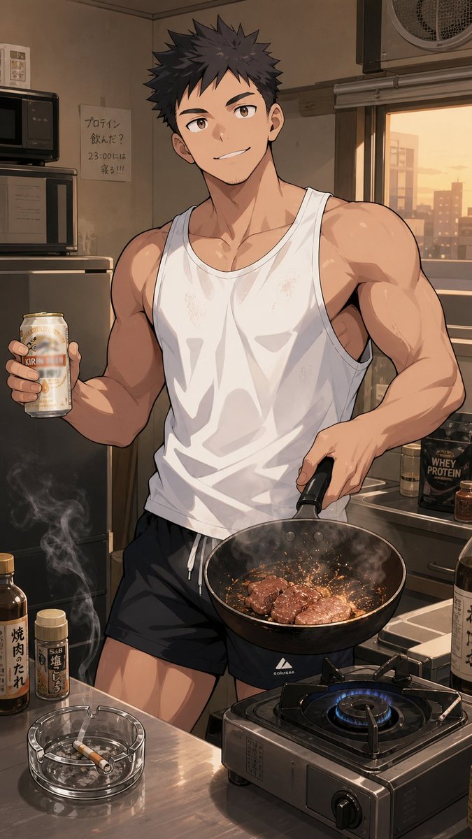 whiteichib's tweet photo. ご飯作ってくれるイケメン

が家に来ないかなって妄想🍳 https://t.co/zQndunNLDv