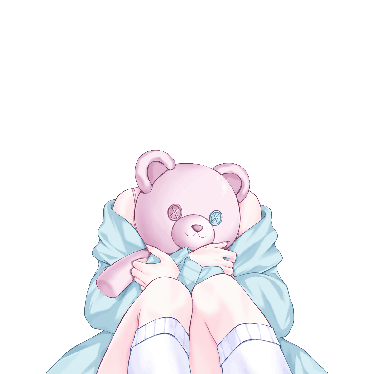 itami_riya's tweet photo. 【フリーVtuber衣装/Free VtuberAssets】
ぬいぐるみ系2種まとめ②

使用条件：リポスト、引用RP 
加工・加筆OK（AI編集は除きます。）

部屋着+ぬいぐるみ素材2種まとめです！
ぜひお気軽に使ってみてください♪
　＃Vtuber素材　＃VTuberAssets https://t.co/OEkc33SAO4