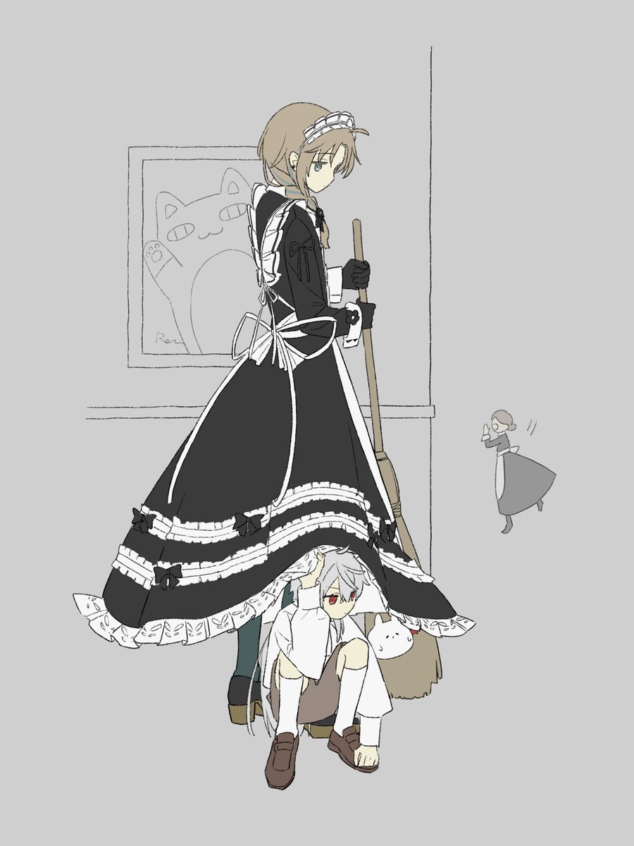 nanayakuro7896's tweet photo. 2. お稽古の時間

 #かな絵 #KuzuArt https://t.co/AABUpCcpOP