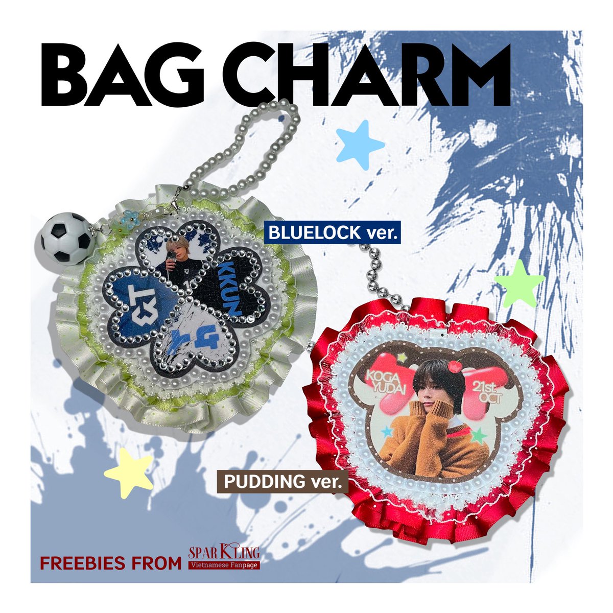 K_ANDTEAM_VNFP's tweet photo. BLAZE THE WAY - FREEBIES - BANGKOK

PART 1: Bagcharm custom 👑 
🍀 Pudding ver: 20 slots
🍀 Blue Lock ver: 20 slots
🍀 Date: 18/07/2026
🍀Time: 13:00
🍀Location: Bangkok Thunderdome 

Made by SPVNFP with luv 🫶

#케이 #K #ケイ
#앤팀 #andTEAM #BLAZETHEWAY_BANGKOK https://t.co/jpxdMsq2nx