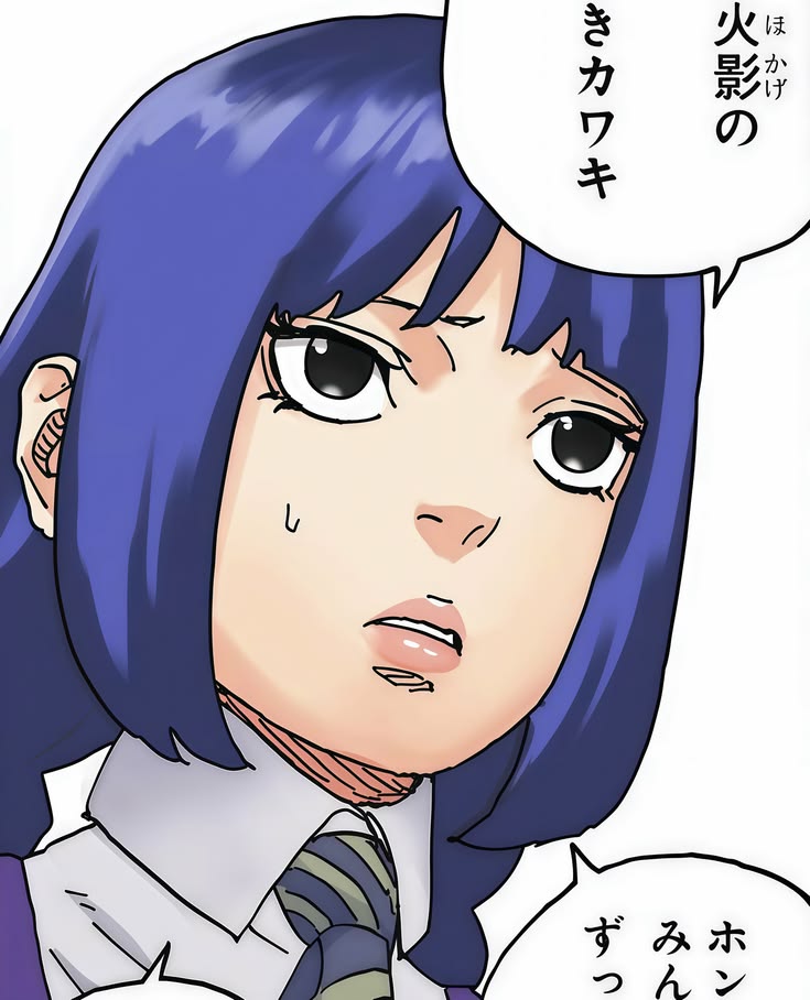DaffaSidibe's tweet photo. Frist amado assistant (ouga ,yatsume) and the second (sumire shigaraki) #borutotwobluevortexchapter35 #boruto #sumire #ouga https://t.co/sBav4b3YyF