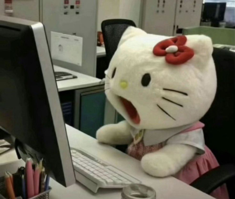 pompomdotfun's tweet photo. Hello Kitty fans when they saw I knocked that pussy off of the #1 spot https://t.co/MwMYqwbY4w