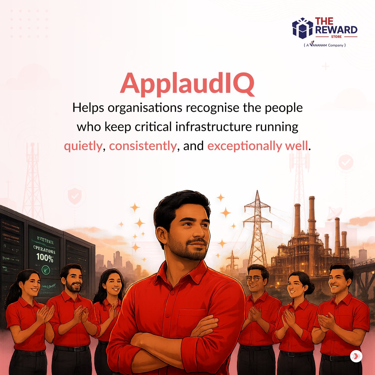 therewardstore's tweet photo. Because the best operational success isn’t always the incident you resolved, it’s the one that never happened.

Book a demo to see how ApplaudIQ can reinforce a culture of proactive excellence.

Link: https://t.co/pUQgxoxmSh https://t.co/4kWvdpFNpa
