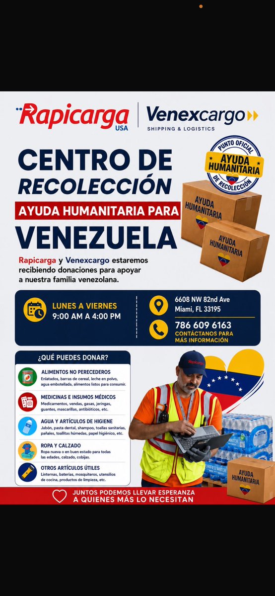 Bolsa1616's tweet photo. A pesar del gran número de personas que ha dado su ayuda, los invito al seguir ayudando a quienes más lo necesitan ahora mismo. 
Una grano, más otro más otro más otro, hacen una playa. Todo aporte es necesario y se agradece. 
Centro de ayuda en el Doral 👇 https://t.co/SBD5wNuSh4