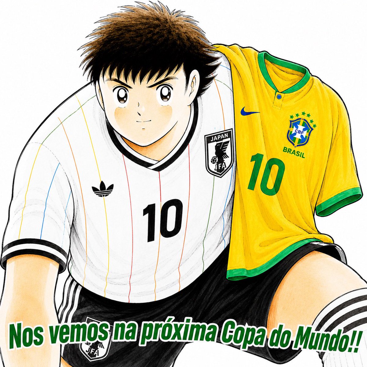 hokkori_buzz's tweet photo. To all our dear Brazilian friends,❤️

Thank you so much for all your warm messages… I really wanted to reply to each one personally, but please let me say it here instead 🙏

After the match, things got a little heated with talk about Japan’s defeat, and some unkind words have ended up hurting people.
 Let’s stop that now, okay? Let’s all take a deep breath and return to gentle, peaceful hearts.

Brazil’s squad was so deep and strong… and your basic skills , those beautiful passes, perfect traps, and powerful shots were truly wonderful.

If Suzuki hadn’t made those amazing super saves, I don’t even want to imagine how many goals might have gone in… 😭

In the second half, Vinicius and the left side were completely overwhelming with their crosses.
 That goal in additional time wasn’t luck at all , it showed the real difference in strength.

Brazil was truly magnificent.
 Honestly… I don’t know how many years it will take for Japan to catch up, or if we ever can. But in football, the possibility of winning is never zero, right?

As long as we don’t give up, I truly believe the day will come when Japan can beat you.

More than any victory, friendship is so much more precious 💕
Before the match, there was a lot of harsh trash-talking on X, and it made me a little sad seeing friendship get cracked.

But I can say this from the bottom of my heart, The majority of Japanese people truly respect you. We love you.
 I promise this on the name of Zico, the god who helped raise Japanese football.

Thank you for giving us such a wonderful and thrilling match.
 We’ll be cheering with all our hearts for you to win that sixth ⭐️✨

With lots of love from Japan 💖🇯🇵