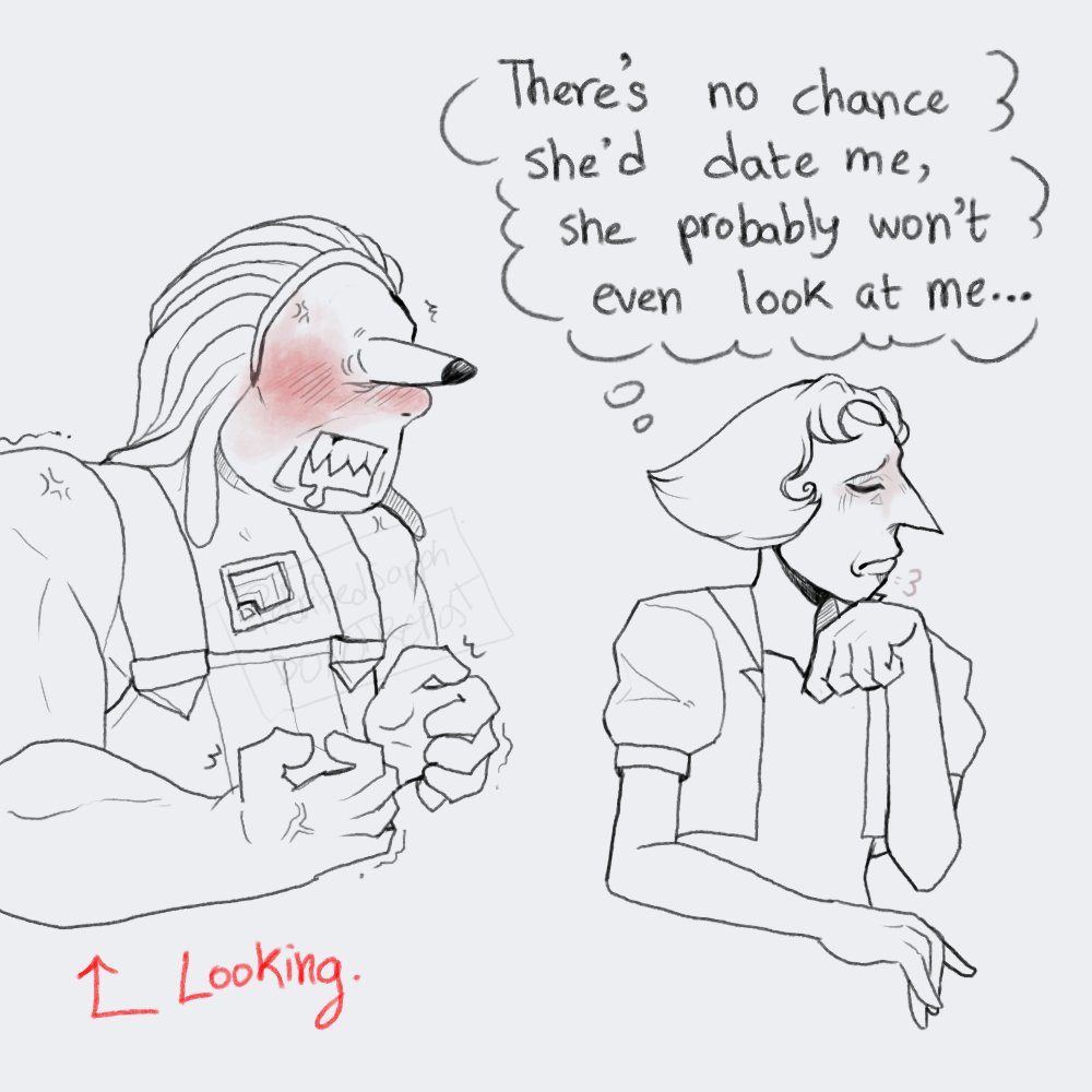 Petrifiedsapph's tweet photo. #stevenuniverse Pearl, butch behind you. Some bispearl I needed to draw it its so them https://t.co/M25jedAFaf