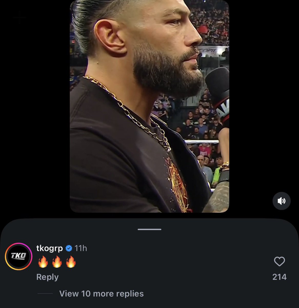 wrestle_sd's tweet photo. TKO Group reacts to the Roman Reigns-Seth Rollins confrontation from WWE RAW https://t.co/BRjhgdKGsU