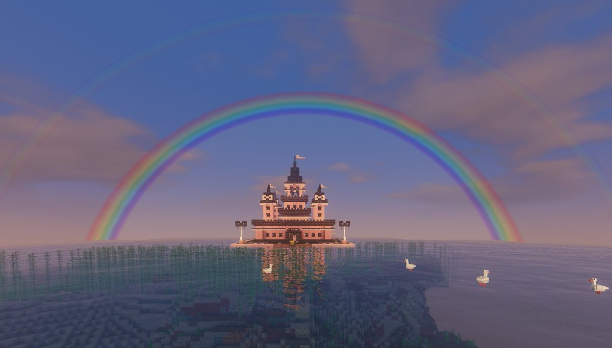 MariaMari0nette's tweet photo. #NIJIENchanted2 Moonfang Castle is now complete!!! (Exterior) Really happy with how it turned out ^^ https://t.co/csvd2mnub2