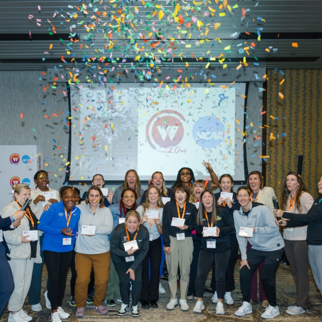 WeCOACH's tweet photo. Favorite moments from Q2. ✨

From leadership development at our NCAA Academies to recognizing the people behind this work, Q2 brought valuable conversations, new connections, and continued momentum across our community. https://t.co/SxfLUuYi7v