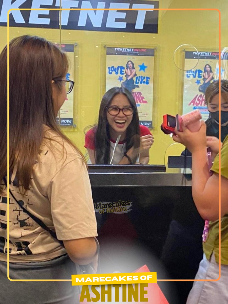 marecakesofash_'s tweet photo. [300626]

A few snaps from today's ticket-selling event 🙌

Thank you for the love and support for Ashtine! See u all at the concert mga mare ☺️💛

#AshtineOlviga | Ashtine Olviga https://t.co/lkoStKPCvf