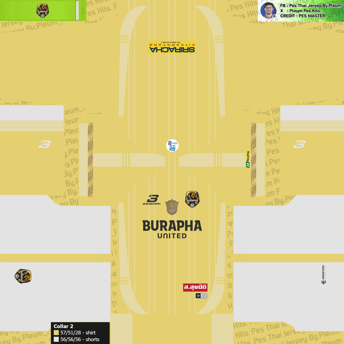 PleumKitsReview's tweet photo. Burapha Fc pes 2021 kit season 2025/26.            
- home             
- away             
- third             
- gk1 

link for google drive >>  https://t.co/9IBmtLmZbO

#pesthaileaguekit #thaileague #thaileague3 https://t.co/WXTceePGk5