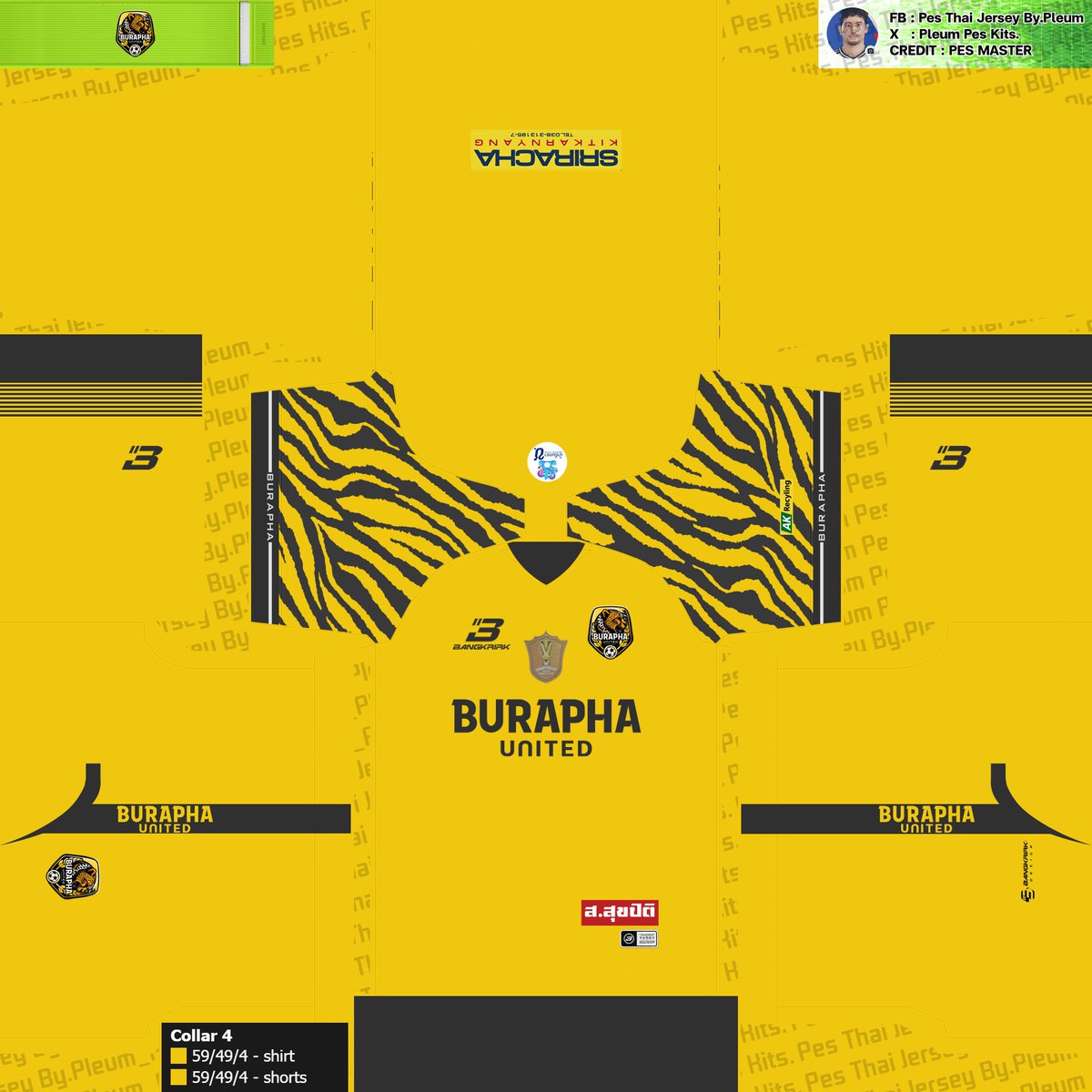 PleumKitsReview's tweet photo. Burapha Fc pes 2021 kit season 2025/26.            
- home             
- away             
- third             
- gk1 

link for google drive >>  https://t.co/9IBmtLmZbO

#pesthaileaguekit #thaileague #thaileague3 https://t.co/WXTceePGk5