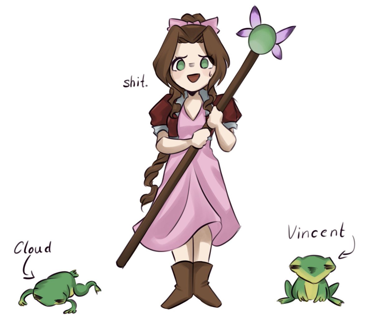 karmasvoidd's tweet photo. Feeling green…
#FF7fanart #finalfantasy
#ff7 #ffvii #aerithgainsborough https://t.co/OPPBTzr0Vn