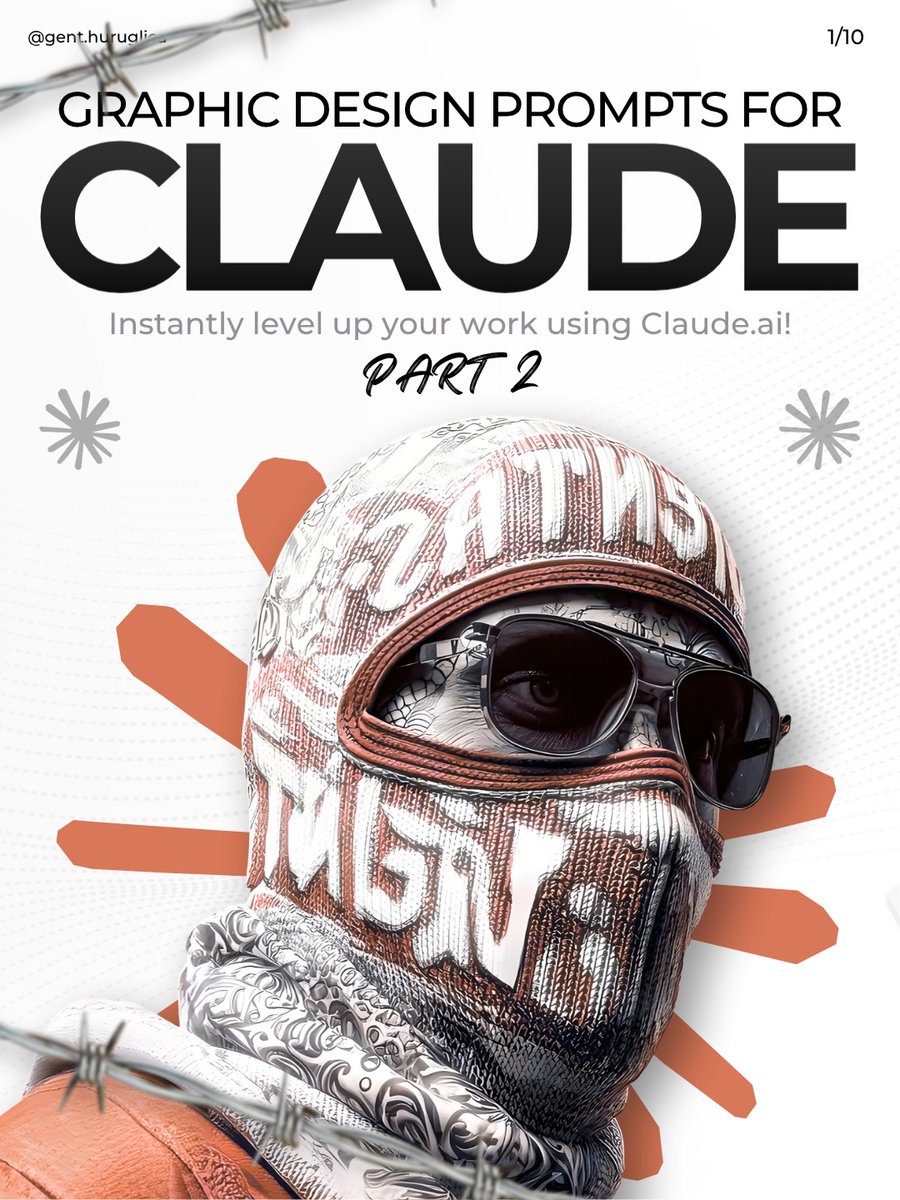UiSavior's tweet photo. Graphic Design Prompts for Claude AI — instantly level up your designs. 🪄 https://t.co/AoqhNTiZQe