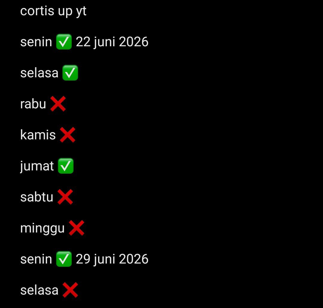 midnighteom's tweet photo. cortis ga konsisten banget si up ytnya, biasanya selasa up 😭😭 sibuk banget yh..... sehat sehat cortis n staff 😭🤍🌹 https://t.co/Ckd1tv0Ytz