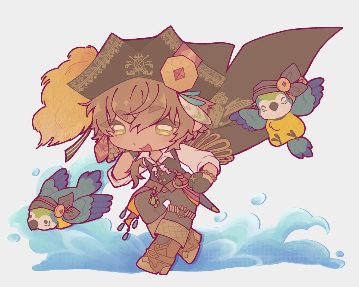 primdrop's tweet photo. during the m&amp;g i asked gale if there's any type of fanart he'd like to see from me and here is the promised chibi!!

such a fun experience and hopefully so much more to come! otsu everyone!!

#galeGallery https://t.co/0SGcaT6eh7