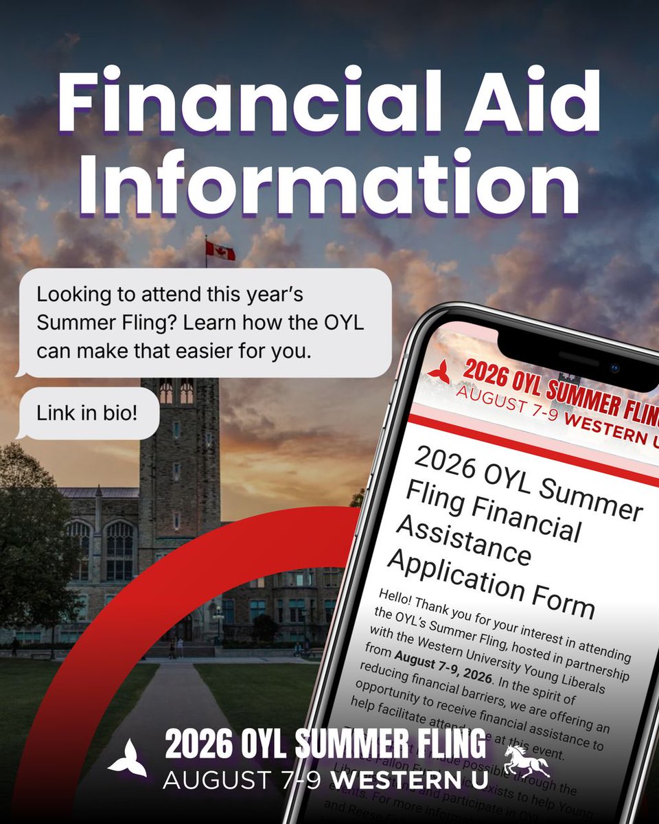 OYLorg's tweet photo. Everyone should have an opportunity to attend Summer Fling! 

Financial aid is available through the Reese Fallon Fund to help make #SummerFling2026 accessible to delegates who need it.

If cost is a barrier, we encourage you to apply. All applications are confidential. https://t.co/SNQZ1sItFj