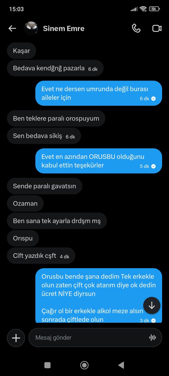 Emelooo1's tweet photo. @Sinem1093634 evet benim sayfada ORUSBU olmaz açık açık diyorum bunu herkes biliyor https://t.co/4GUOITQOgz