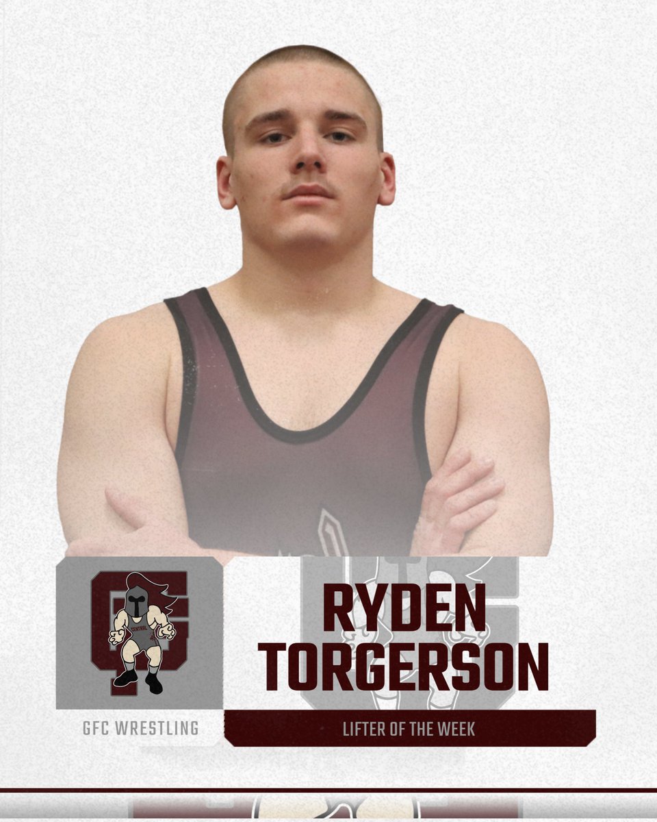 GFC_Wrestling's tweet photo. Lifter of the Week:

Eli Fischer and Ryden Torgerson have been busting there but in the GFC Summer Strength program! 

Eli has also been attending Football Camps over the summer and Ryden has been wrestling with the Gladiators all off season and trap shooting.

#OnwardCentral https://t.co/0Fml6U4XND
