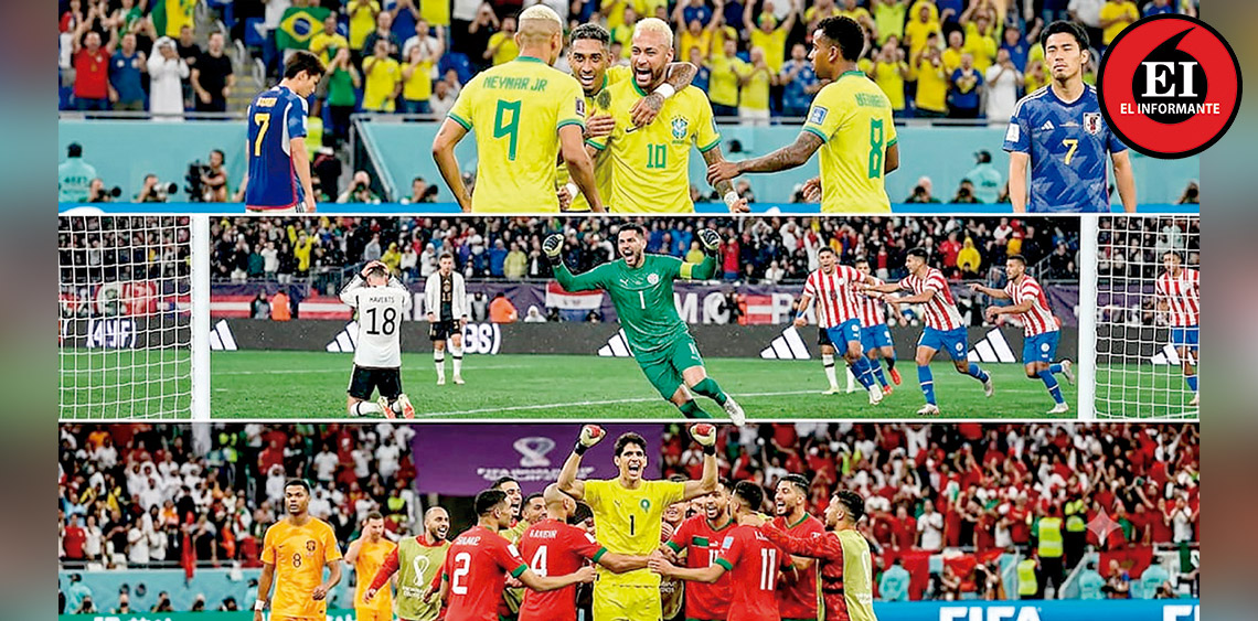 ElInformanteMX's tweet photo. ¡#Drama total en el #Mundial2026! ¡#Brasil avanza, #Paraguay hace historia y #Marruecos vuelve a sorprender!
Los #DieciseisavosDeFinal siguen encendidos en la #CopaMundial de la #FIFA2026 con una jornada llena de #emoción, #golazos, #prórrogas y #penales que dejaron fuera a gigantes del #FútbolMundial.
Tags: @FIFAcom @FIFAWorldCup
https://t.co/NtI0GREZ74