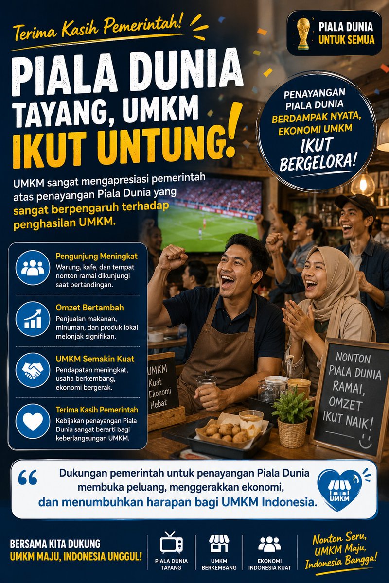 bovsom's tweet photo. Kalau nobarnya di caffe atau warung, kamu juga ikut dorong ekonominya rakyat #wolrdcup #worldcup2026 https://t.co/Z0N3J9OcmF