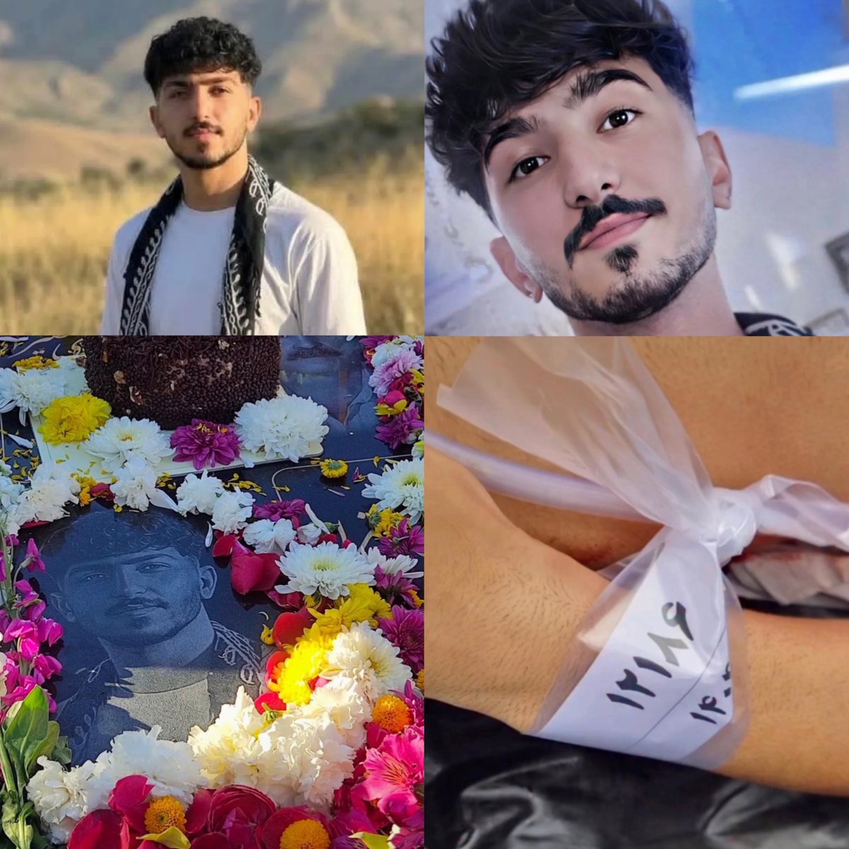 yaroomanian's tweet photo. He was body 12186.

Erfan Alizadeh was born in 2003. He was only 22 years old, 2 months before his 23rd birthday, when the Islamic Republic shot him dead during the January 2026 massacres.

His family didn’t know where he was. His uncle went to morgue searching for him though 100s of dead bodies.

Someone told him:

“You won’t find anyone here. All the bodies are in the warehouses behind the main hall.”

He walked into warehouse after warehouse. Then he began opening body bags. One zipper after another. Praying the next one wouldn’t be Erfan.

His uncle later wrote:

“Until I found your body, I died and came back to life a thousand times. I kept asking myself, where will I find you among all these flowers that had been cut down?”

When he finally found Erfan, he said:

“I died from both grief and relief in that moment.”

And because Erfan’s father wasn’t there, his uncle wrote: “I broke in your father’s place.”

His name was Erfan Alizadeh. Not Body 12186.

#KingRezaPahlavi‌ForIran 
#جاویدشاه 
#IranMassacre‌