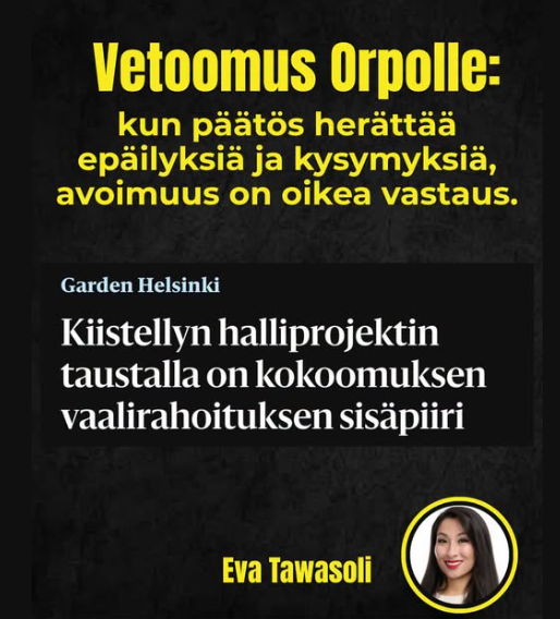 MinnaMkinen6's tweet photo. #korruptio
#hyväveli
#avoimuus
#rehellisyys https://t.co/IE3rQ6sYmI