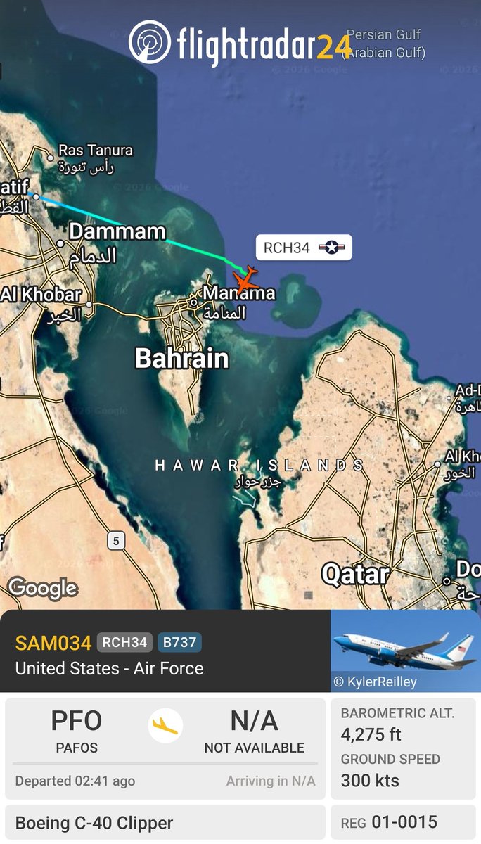 sipjack1776's tweet photo. C-40B Clipper 🇺🇲
#AE115D/01-0015/SAM034
JBA>Shannon>Bahrain https://t.co/xwSvKo0SIQ
