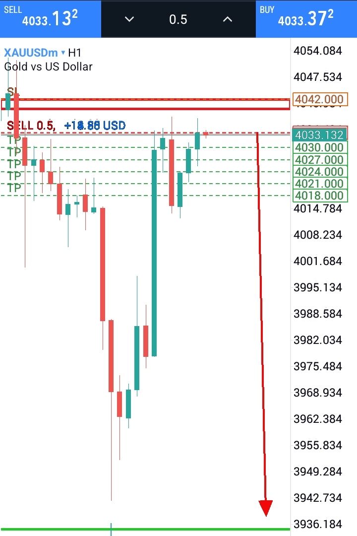 mrnadaar's tweet photo. #XAUUSD SELL SIGNAL 📉
Entry: 4,033
SL: 4,040
TP: 4,010
#XAUUSD #Gold #Forex #TradingSignal 📉🔥 https://t.co/BveNIDHmDv
