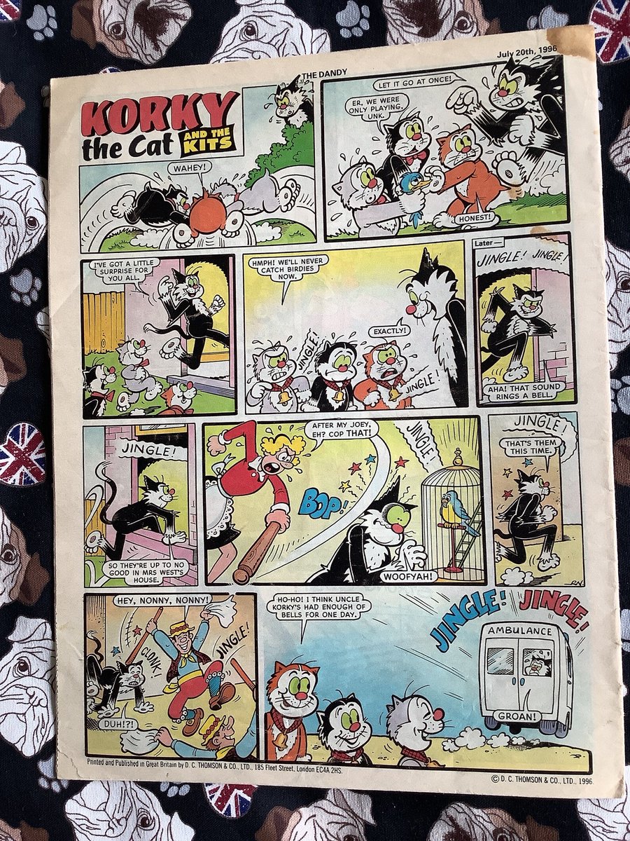 WatsonsVintage's tweet photo. A fun #30thBirthday #giftidea for a #Dandy fan with a July Birthday. Rare Vintage From 20th July 1996 'The Dandy' Comic -Comic Strip Stories - Collectable - Fun & Nostalgic Gift https://t.co/f5V3RcYkXW via @Etsy #VintageComics #Dandy #1996Gift #Bananaman #DesperateDan #Korky https://t.co/0TcrYpPTLU