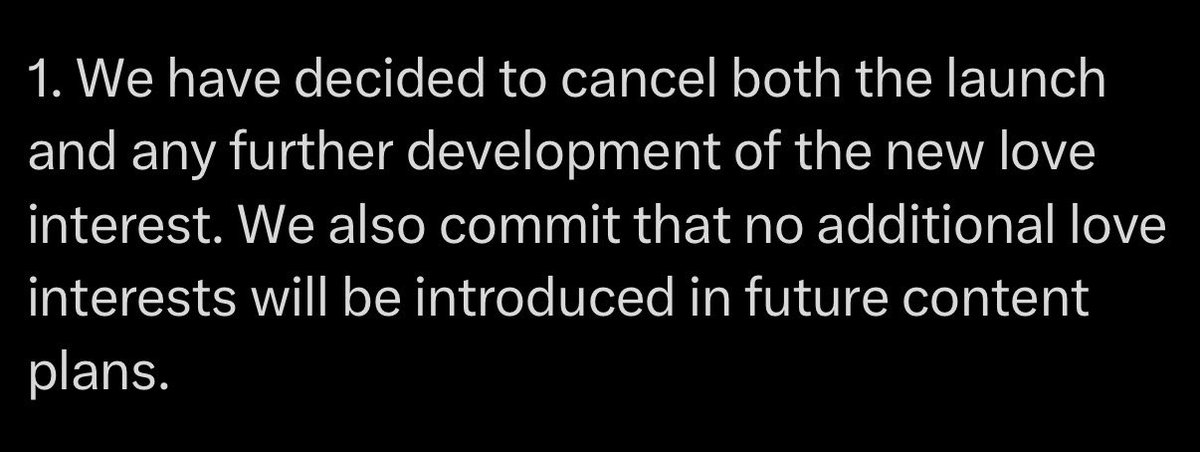 thewindknewher's tweet photo. mind you they could’ve introduced a new li if they had first
- updated the game regularly (combat, ms, etc)
- QoL updates as players asked for
- missing content catch up
- a li that isn’t pushed by the ceo because he wanted one who looks like him
- communicated with player base https://t.co/FdCEWTcmd0