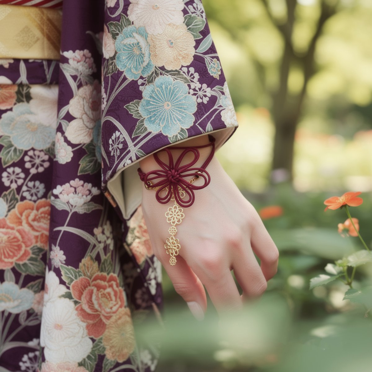 nuta_design's tweet photo. 6月30日(火)の再販売
飾り結びブレスレット「花ふれて」
手元に華やかな華を添える２重巻。 ボリューミーでインパクトのある見た目ですが軽量で柔らかな付け心地。  浴衣や着物の手元にも、洋装にもよし。
Elegant Crimson Japanese Ornamental Knot Bracelet
優雅深紅日式飾結手鍊 https://t.co/DJzMda1dXK