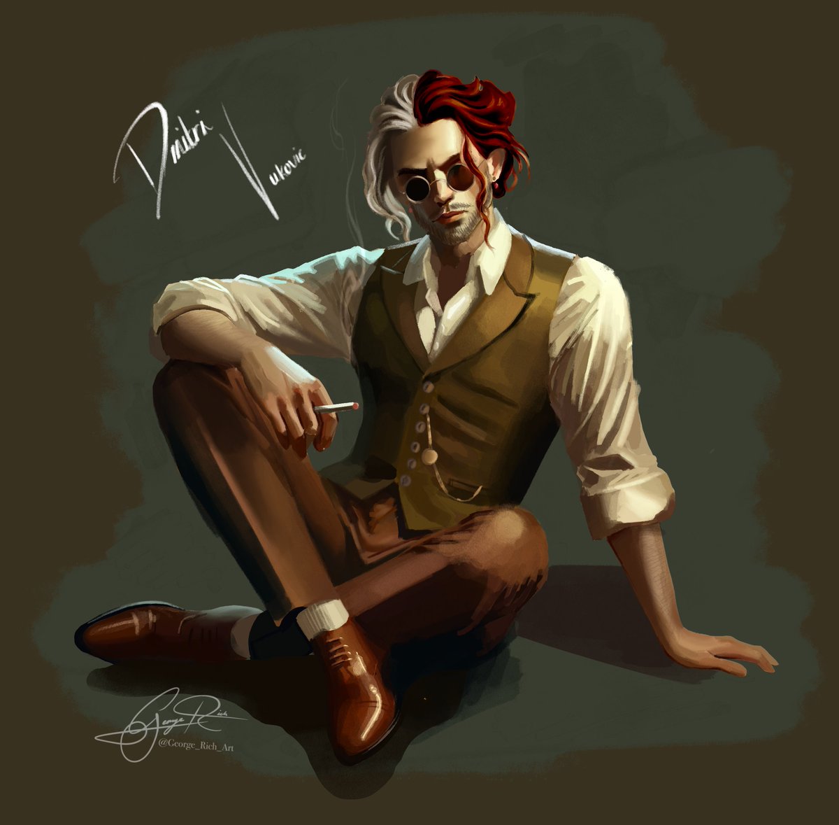 George_Rich_Art's tweet photo. More of my #tf2 / assassin/ medic oc Dmitri VukoviΔ I miss him dearly x as you ca tell love experimenting with style here #tf2oc #blu #red #teamfortress #valve #oc #medicoc #redmedic #tf2red #artist #art https://t.co/9A1OV0MKc7