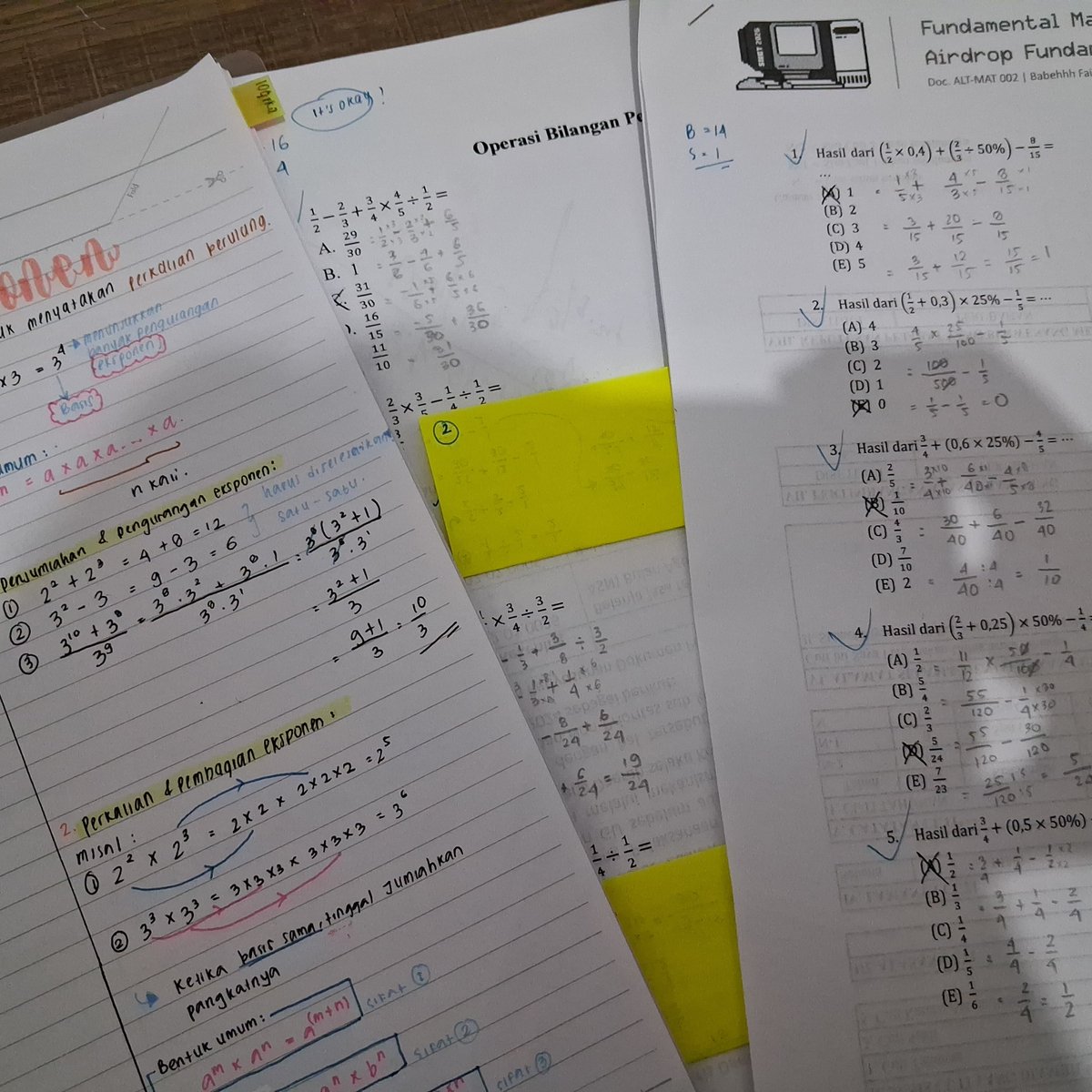 take4nap___'s tweet photo. [30/06/2026 @ progresss] edisi belajar PU dan funda mtk lanjut latsol + evaluasi hohoho :D sempet ngerjain latsol pertama funda logika juga heheh 🆗️🆗️ #selamatistirahat teman timun ;P https://t.co/PKBbGCfiIZ