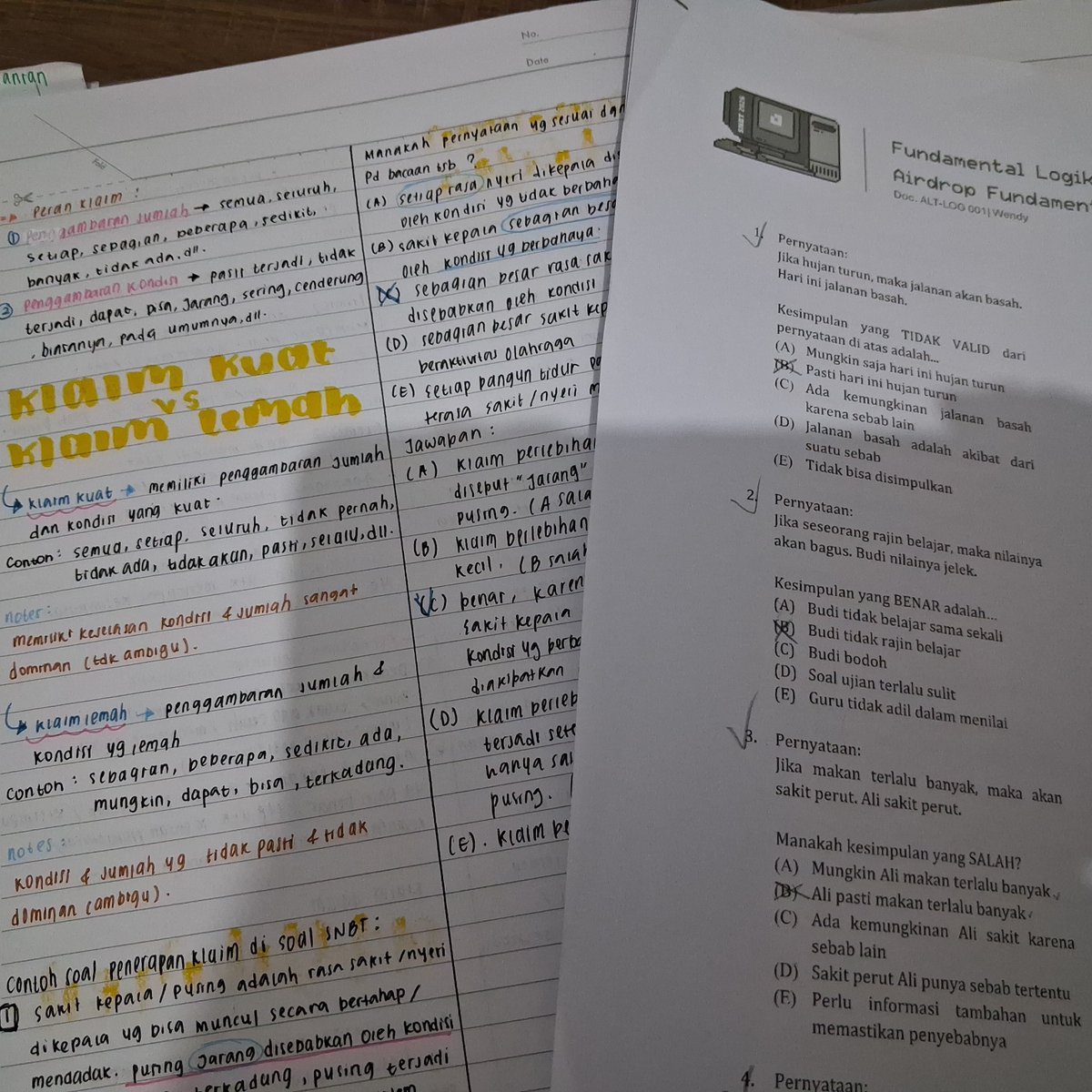 take4nap___'s tweet photo. [30/06/2026 @ progresss] edisi belajar PU dan funda mtk lanjut latsol + evaluasi hohoho :D sempet ngerjain latsol pertama funda logika juga heheh 🆗️🆗️ #selamatistirahat teman timun ;P https://t.co/PKBbGCfiIZ