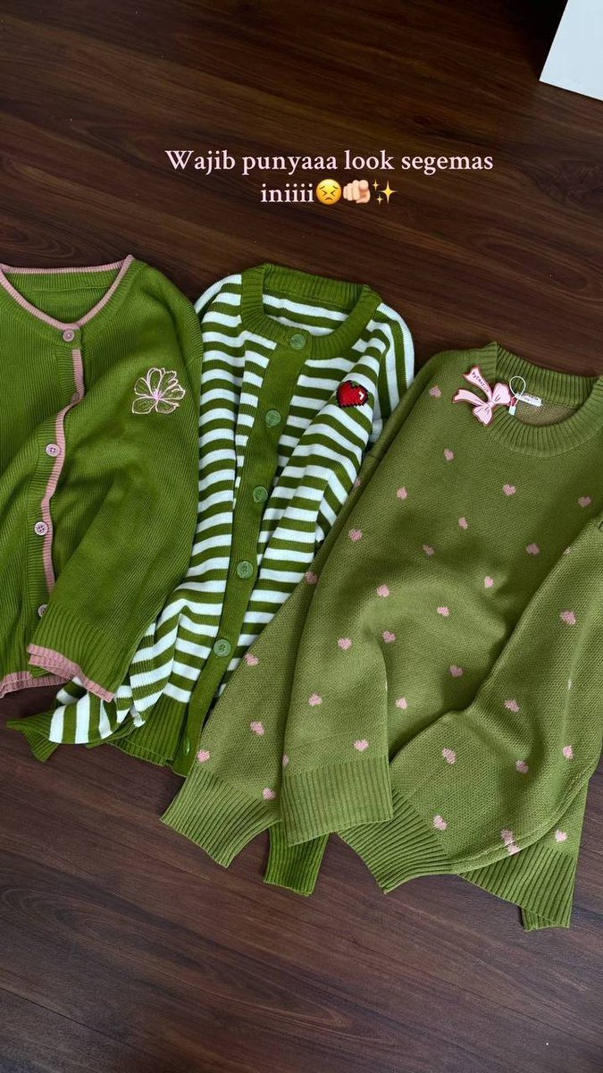 xalivyy's tweet photo. Plisss brand lokal satu ini koleksi cardigannya lucu - lucu banget😭 dan harganya sangat affordable mulai dari 60 rban💗 https://t.co/241P7GLB2j