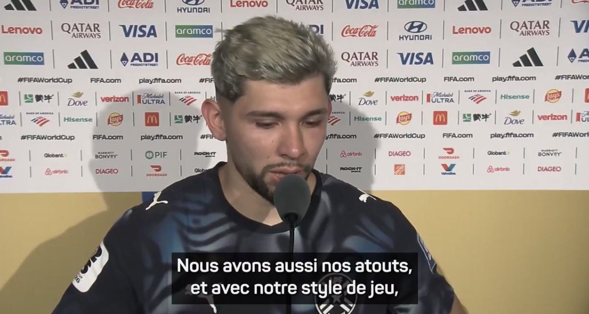 _BeFootball's tweet photo. 🚨🚨 JULIO ENCISO 🇵🇾 SUR LE POSSIBLE 1/8e CONTRE LA FRANCE 🇫🇷🎙️:

« JE SUIS PRÊT À JOUER CONTRE N’IMPORTE QUI. ON A NOS ATOUTS POUR BATTRE LA FRANCE ET SES STARS. »

(@beinsports_FR) https://t.co/2LkEBU8cmy