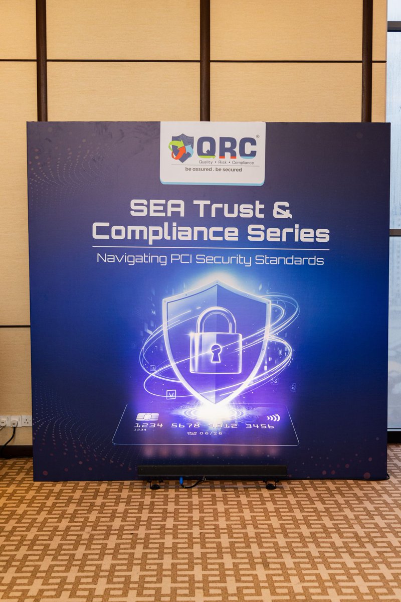 QRC_Assurance's tweet photo. Knowledge sharing across Southeast Asia.

The QRC SEA Trust and Compliance Series2026 in #KualaLumpur brought together industry experts and security professionals to exchange practical insights on the evolving #PCISecurityStandards ecosystem and strengthen #PaymentSecurity. https://t.co/1wrdvTcpAX