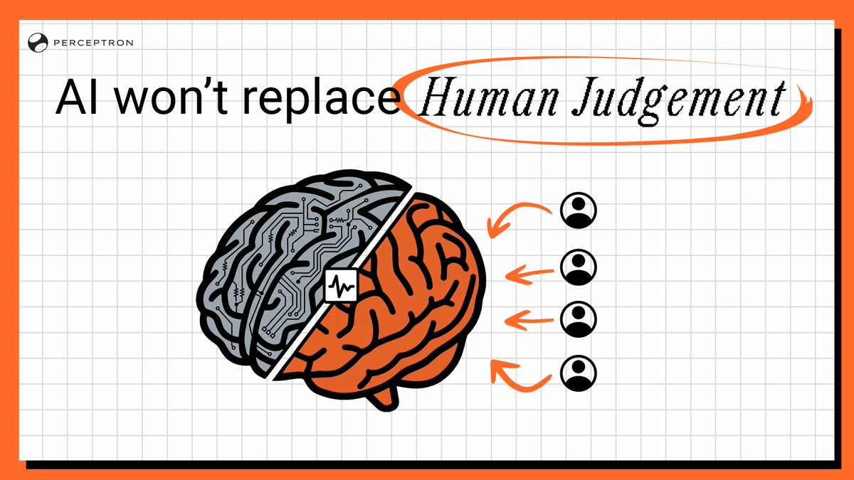 PerceptronNTWK's tweet photo. Some believe AI will replace human judgment entirely.
The reality is different. 

The most accurate AI systems still depend on human input for context, verification, and special cases only a person could catch.

Perceptron's network connects 800K+ nodes to accomplish just that. https://t.co/G6tWJwVSL1