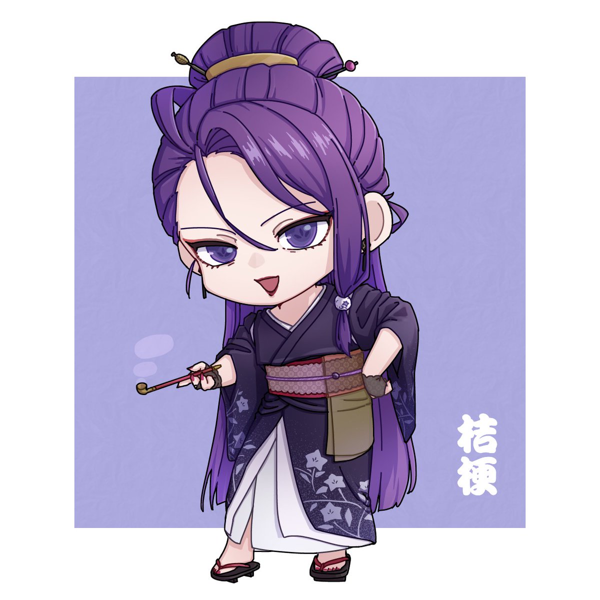 ran_madness's tweet photo. 町止々岐様だなんてお堅いぇ
桔梗と呼んでくれ！
 #主催クイズ終_絵巻物 https://t.co/5LyuoU1QSH