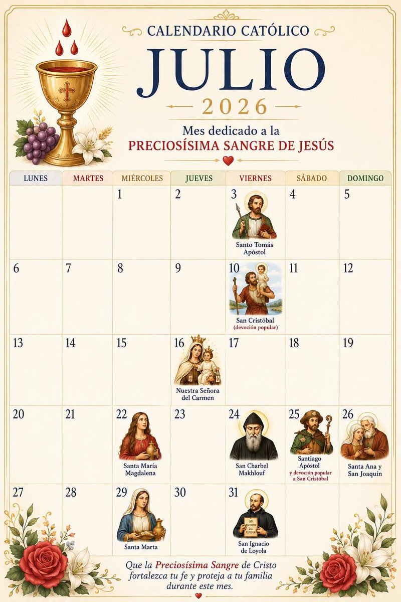 MarisolSte598's tweet photo. Mes de la Preciosísima Sangre de Jesús 🩸 https://t.co/ts0DHwpOrs
