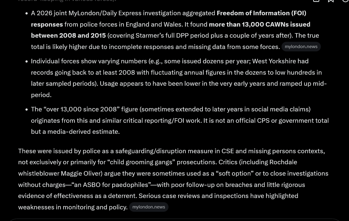 justrightFrank's tweet photo. I would not dream of making an accusation without proof, so I am simply asking if anyone thinks this is plausible.
As the calls for an inquiry in to Rape Gangs became more intense from 2005 onwards.
Did Blair think that a good way to calm things down would be to reduce the number of police investigations in to the gangs.
The police and the CPS were always reluctant to investigate or prosecute such cases.
If a leading Left Wing, Civil Rights Lawyer was put in charge of the CPS, surely that would help to keep a lid on it?
Surely that could not have happened in the UK?
Could it?