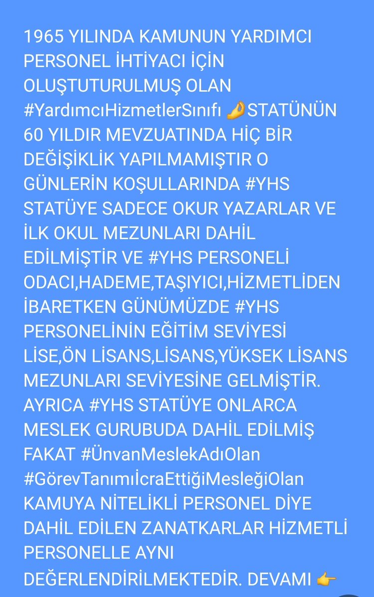 Fetaysabanc2's tweet photo. #YardımcıHizmetlerSınıfı PERSONELİ SORUNLARININ ÇÖZÜMÜNÜ BEKLİYOR SAYIN BAKANIM @isikhanvedat  @csgbakanligi
2005/2026 HER SEÇİMDEN ÖNCE SÖZ VERİLDİ @Akparti @MhpTbmmGrubu SYN @RTErdogan @dbdevletbahceli 
@Yusuf__Tekin @abakingurlek @HakanFidan @drmemisoglu @OnderKahveci 👇😢🙏 https://t.co/qzfwbI6BG2