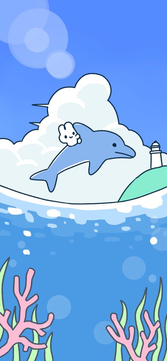 「明日から7月だね 来月のカレンダーよかったら使ってね」|やさうさちゃんのイラスト